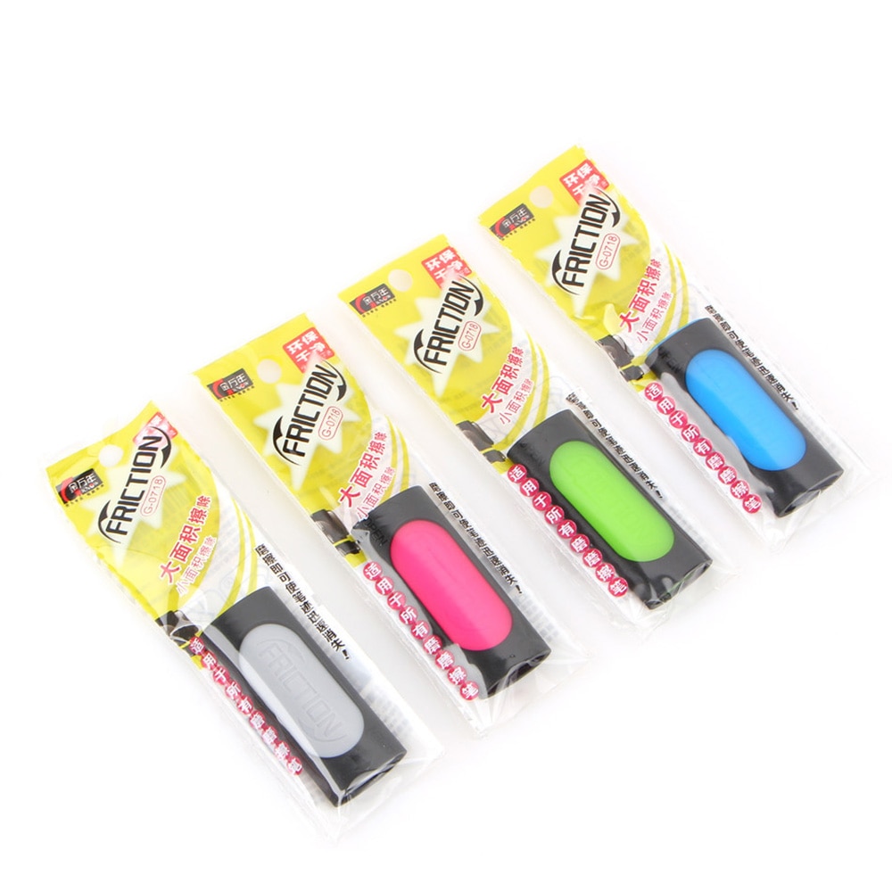 1pcs Ink Eraser Friction 50mm*20mm Rubber Eraser Stationery Kids School Supplies For Erasable Pen