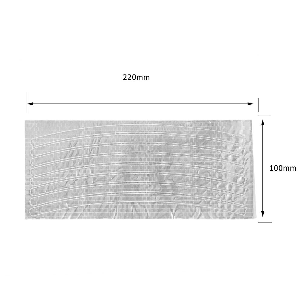 Road Bike Warning Spoke Safety Reflector light MTB Bicycle Wheel Rim Reflective Clip reflector light Cycling Accessories: 8pcs Silver