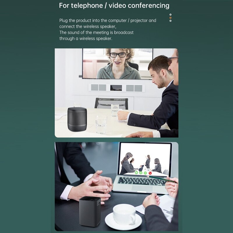 B12 USB Bluetooth 5.0 Receiver Transmitter Wireless Music Audio Dongle Adapter Hands-Free for PC Speaker Mouse Laptop