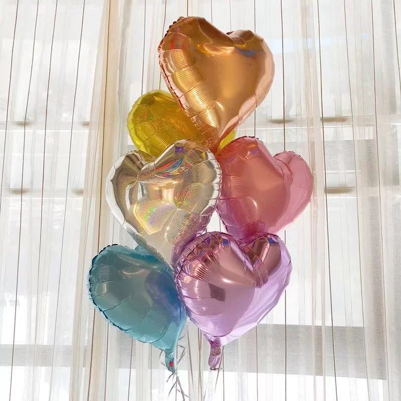 Ballons coeur en aluminium Ballons coeur à l'hélium Convient pour l'anniversaire