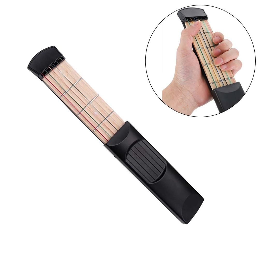 Gitara kieszonkowa trener akordów akcesoria gitarowe praktyczna gitara kieszonkowa dla początkujących