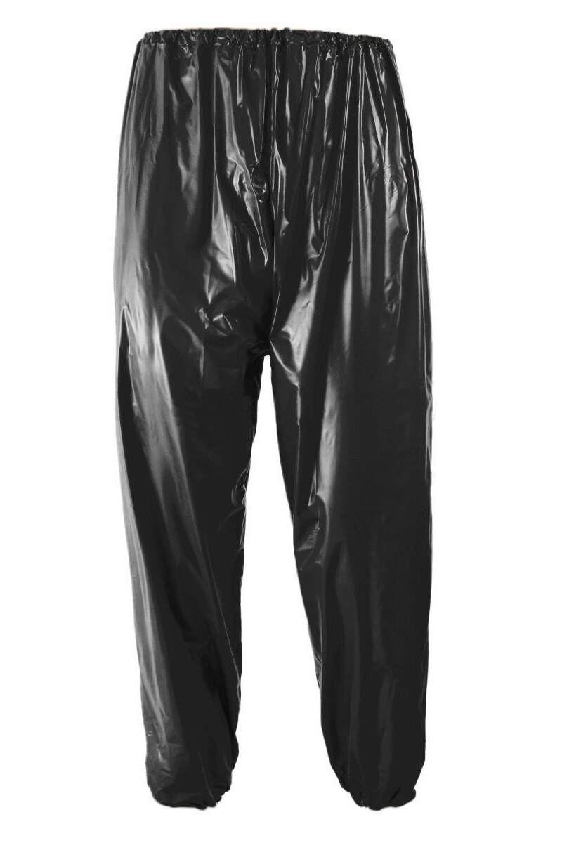 2019 Venda quente Heavy Duty Suor Terno Sauna Perda de Peso de Fitness Ginásio Exercício Anti-Rip Preto L-4XL