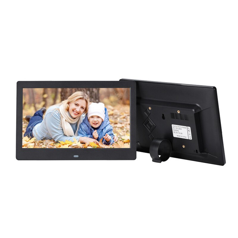 10.1 Inch High Definition 1280X800 Full Function Digital Photo Frame Electronic Album Picture Music Video Black