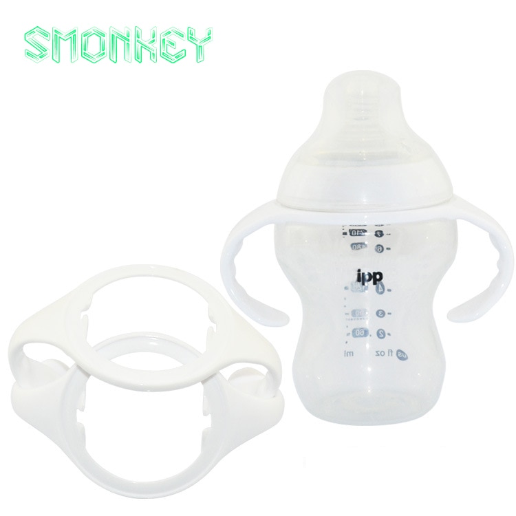 2Pc Babyvoeding Melk Fles Grip Generieke Brede Mond Fles Handvatten Voor Tommee Tippee Dichter Bij Natuur Baby Flessen accessoires