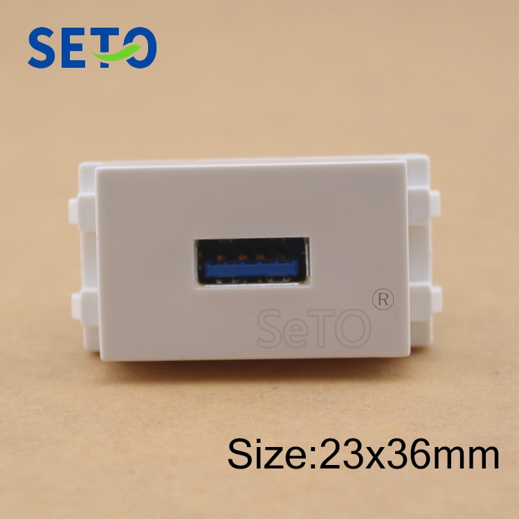 SeTo 128 Type 3.0 USB Direct Plug Module Lassen USB Keystone Voor Wandplaat Socket