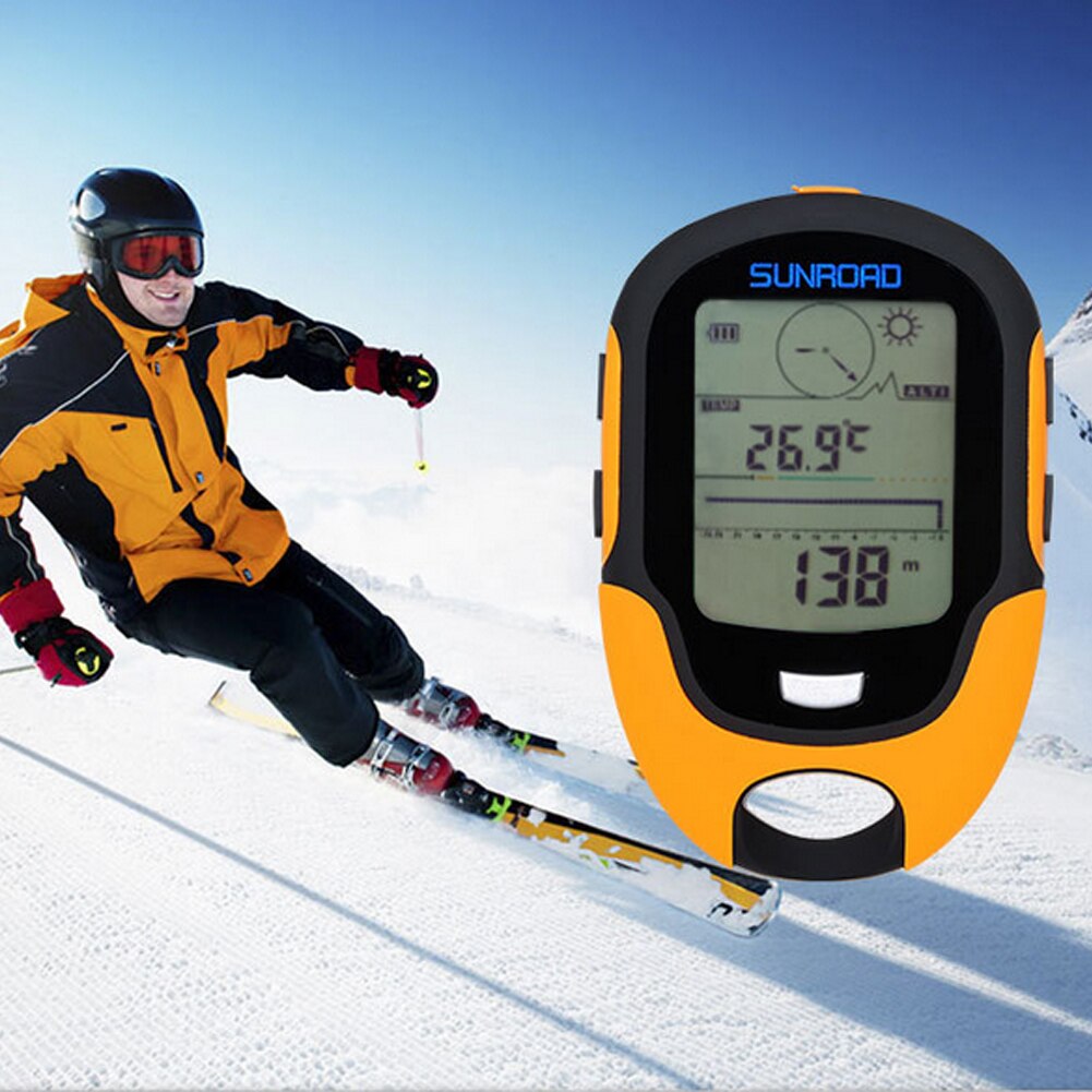 SUNROAD Multifunctional Handheld USB Compass Altimeter Barometer Digital Watch Outdoor Sports Accessories
