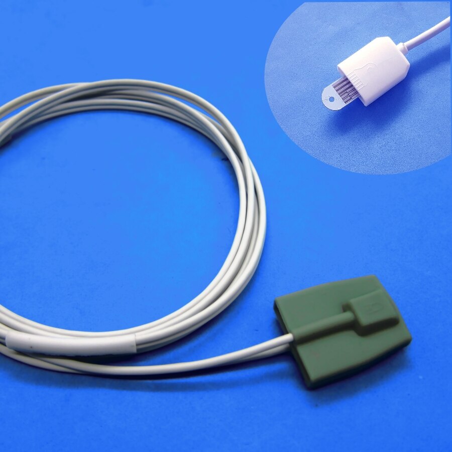 short cable AWT adult finger clip spo2 sensor ECG Cable for masimo LNOP with special chip: child silicone