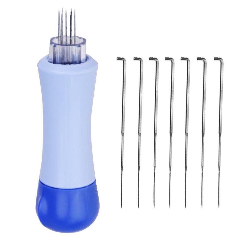 DIY Felting Needle Kit Felting Needles With 7 Needles Felting Starter Kit Felt Package Wool Felting Materials Handcraft Supplies