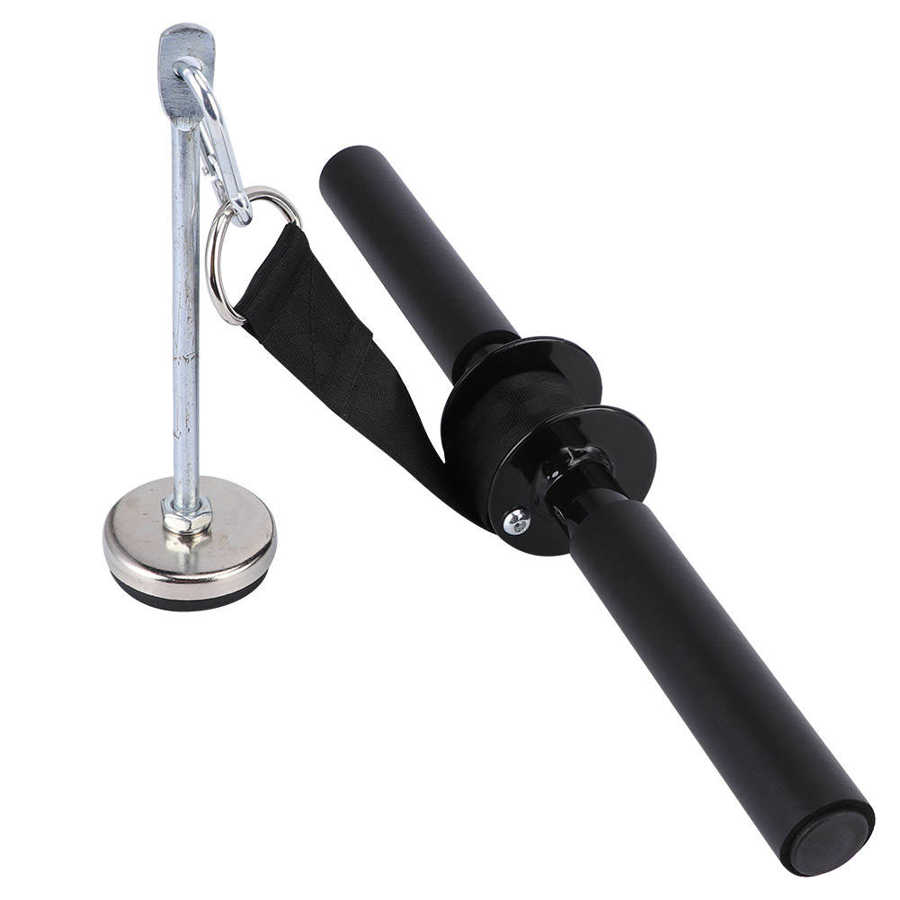 Forearm Strength Trainer 1 Set Adjustable Portable Forearm Bearing Bar Freeweight Roll Rope Fitness Accessory