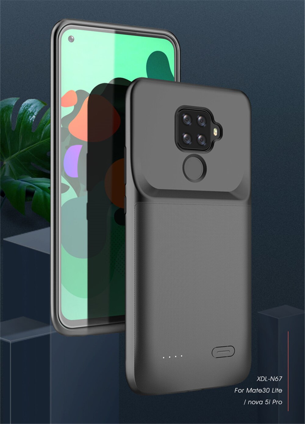 4700Mah Batterij Cases Voor Hauwei Mate 30 Lite Batterij Case Externe Power Bank Case Voor Hauwei Nova 5i pro