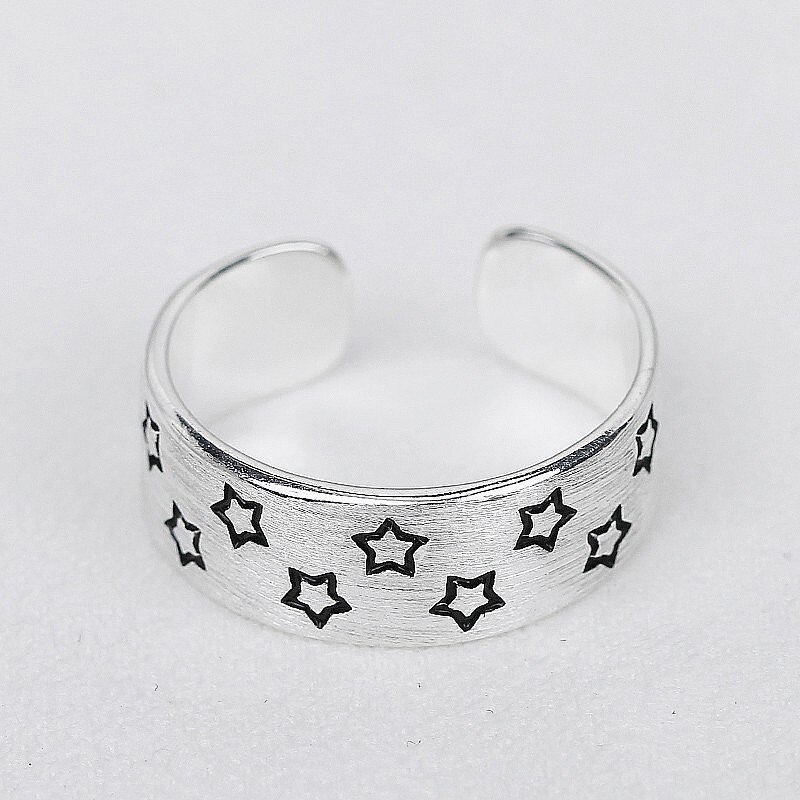 Persoonlijkheid Bohemian Vintage Ster Ringen Voor Vrouwen Mannen Vintage Ringen Gothic Sieraden Valentines