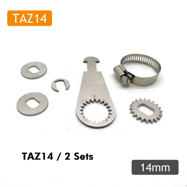 Elcykel cykel konvertering kit del tillbehör fix motor vridmoment arm för v skivbroms: Taz 14 2 st