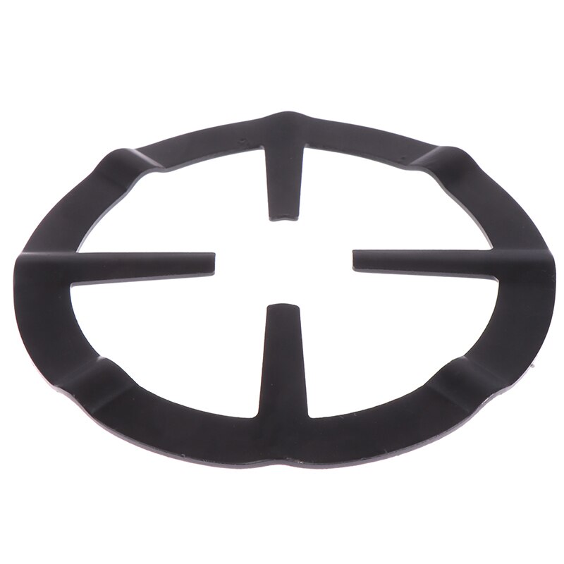 1 stk sort jern gaskomfur komfur tallerken kaffe pot stand reducer ring holder