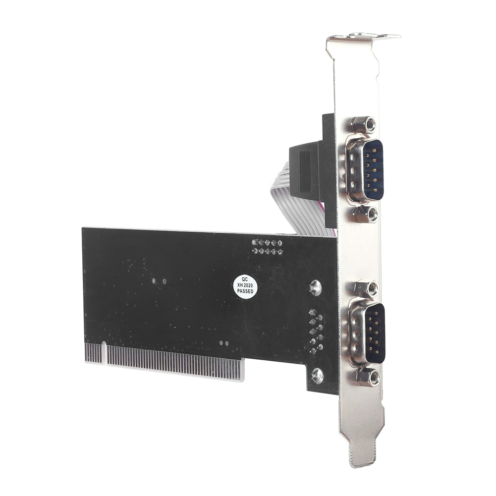PCI Serial Port Connectors Card PCI to COM 9 Pin RS232 Interface DB9 Industrial Control PC Adapter Expansion Card for Windows