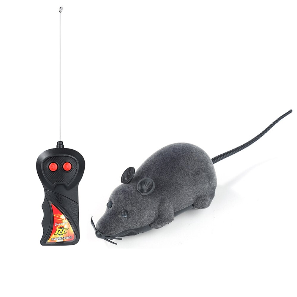 Haustier Katze Spielzeug Fernbedienung Drahtlose RC Simulation Katze Maus Spielzeug Kreative Elektronische Ratte Mäbenutzen Spielzeug Für Katzen Haustier Katze zubehör: grau