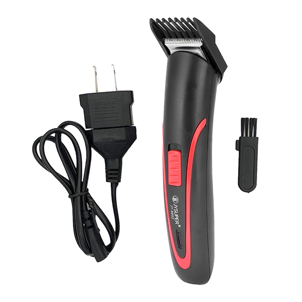 Cortadora de pelo eléctrica para hombres y adultos, cortador de pelo de JY-8802, carga rápida por USB, enchufe de EE. UU./UE