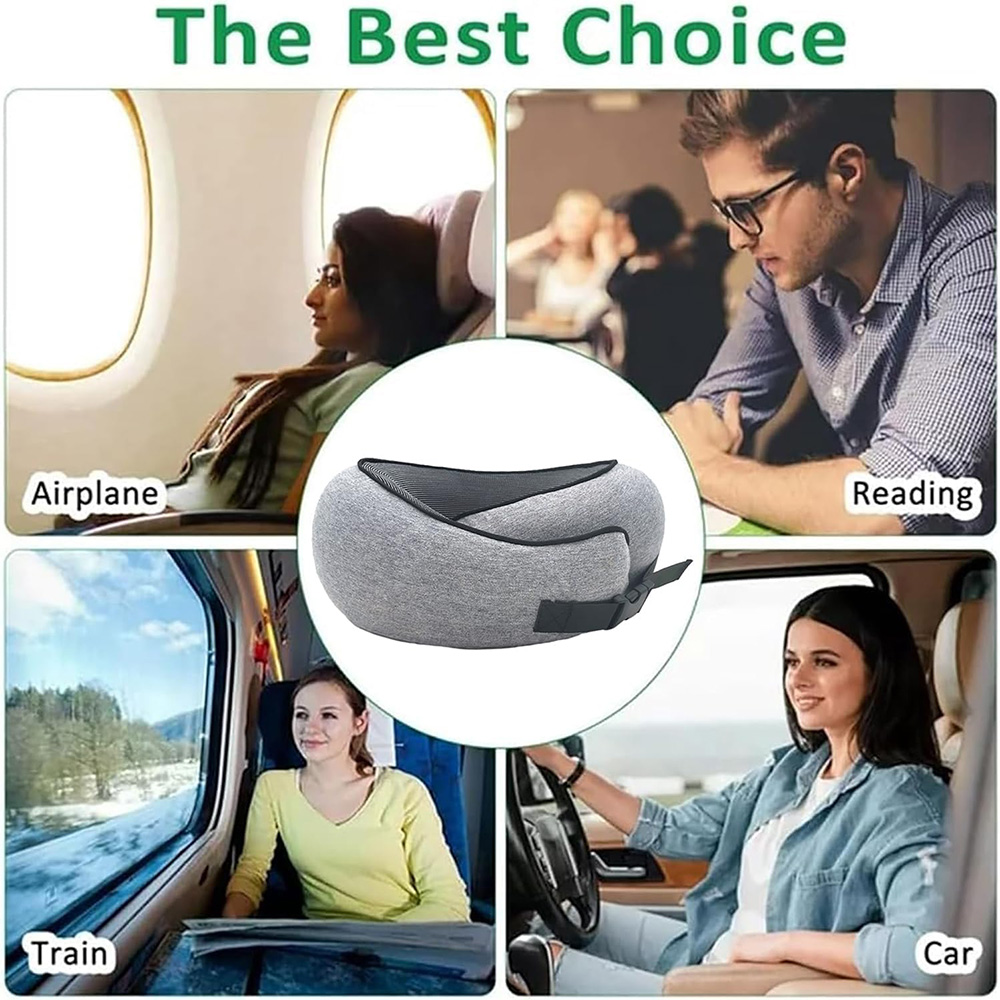 U-Shaped Pillow Neck Pillow U-Shaped Pillow Travel Car Neck Pillow Airplane Travel Pillow Long-Distance Flight Sleeping Artifact