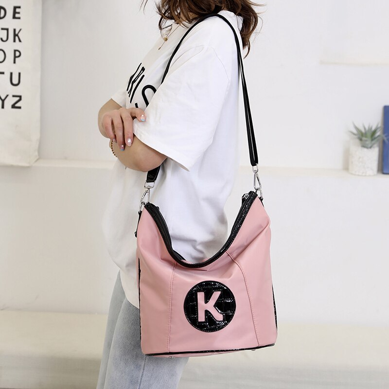 sac à bandoulière pour femmes sacs à main en Nylon imperméable à l'eau poignée supérieure voyage sacs de messager de femme fourre-tout sac à bandoulière