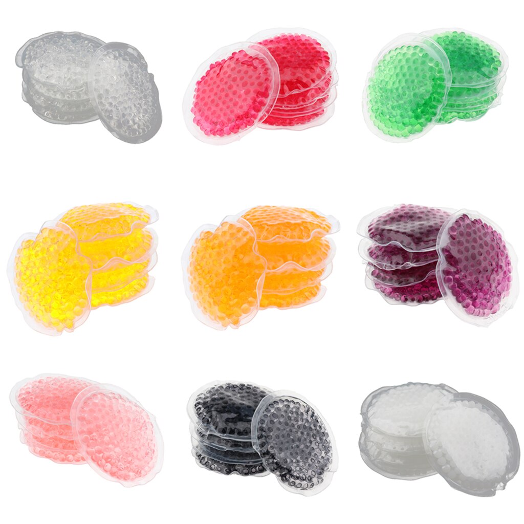 5pcs Reusable Gel Heat Cold Pack Microwavable Mask for Back Leg Arm Shoulder Face Pain Muscle Soreness Relief Sports Injuries