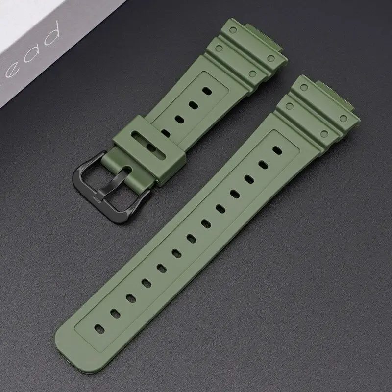 Gummi-Uhrenarmbänder für Casio DW6900 GA2100 GM2100. Hochwertiges Sport-Silikon-Uhrenarmband für DW5600-Serie, Uhrenzubehör: Bunt