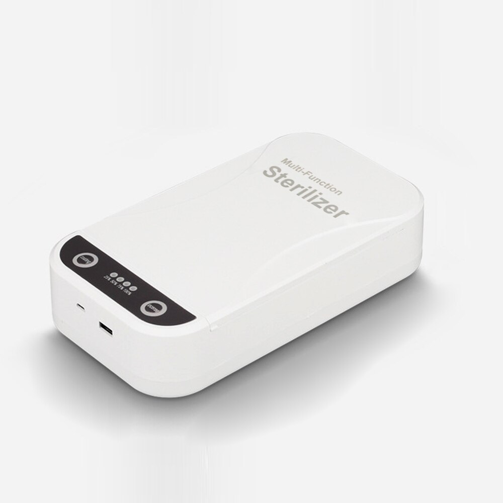 Draagbare Uv Licht Mobiele Telefoon Sterilisator Mobiele Telefoon Reinigers Uv Licht Sanitzier Doos Voor Smartphones Sieraden Horloge