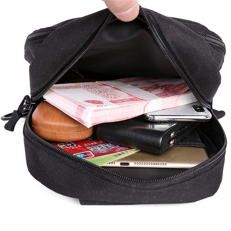 Casual Leisure Anti Theft Bag Messenger Crossbody Bags For Men Male Shoulder Sling Bag Waterproof Short Trip Mobile Phone Bag