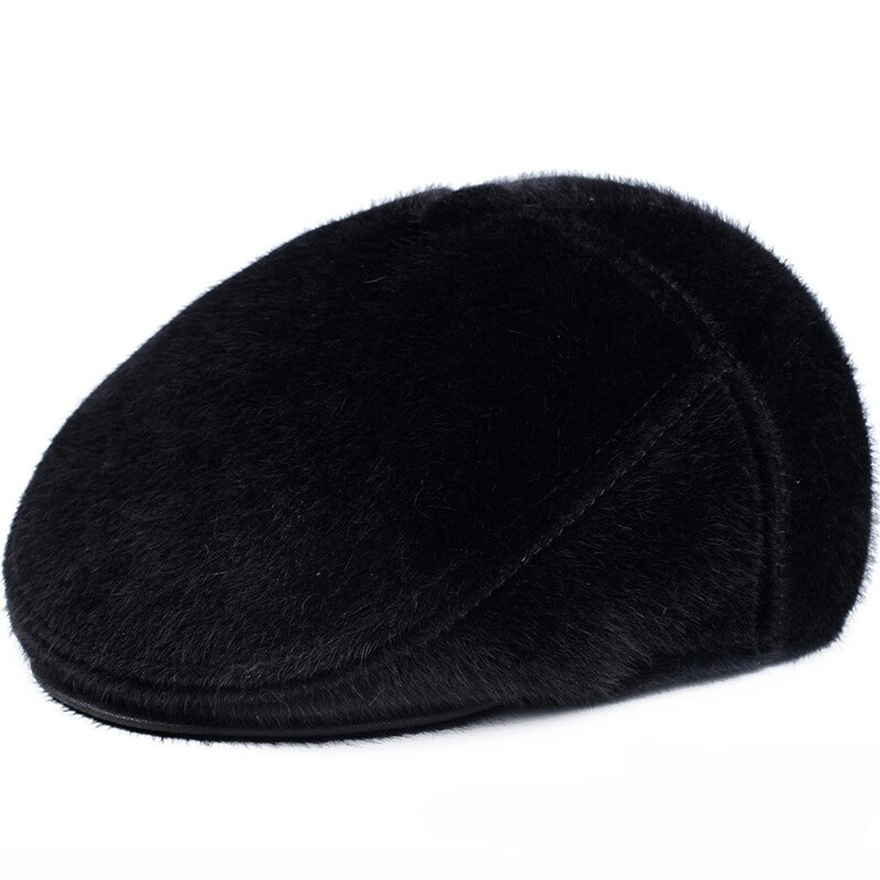 Winter Old Man Hat Dad Cap Middle-aged Men's Winter Hat Seniors Forward Cap Ear Protectors keep Warm Caps