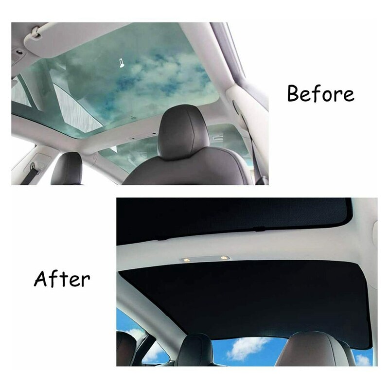 Car Front Rear Sunroof Sunshade UV Rays Protection Window Shade with Heat Insulation Film