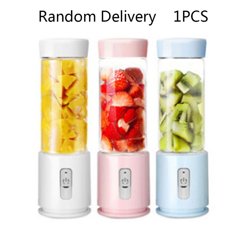 Electric Portable Blender Mini Smoothie Mixer Bottle 4 Blades Juicer Cup Rchargeable Shakes Maker
