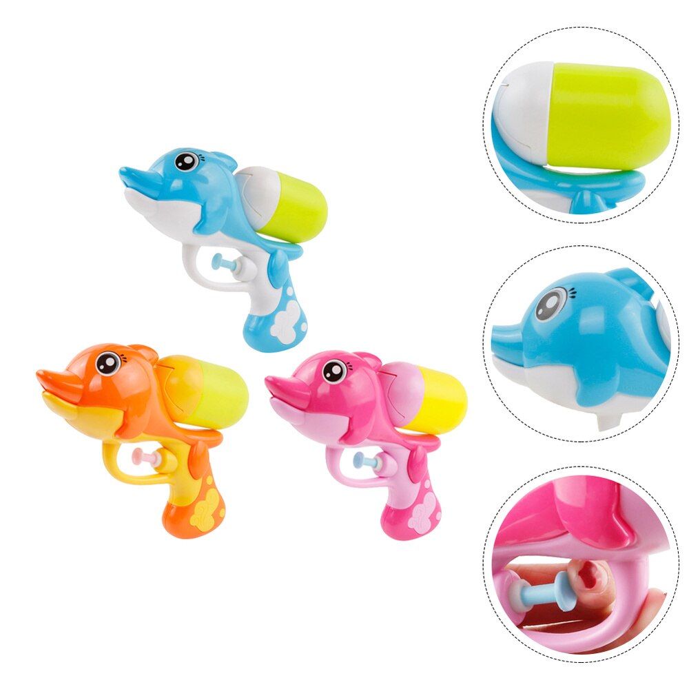 3pcs Dolphin Water Water Animal Squirt Toys Summer Pool Toys