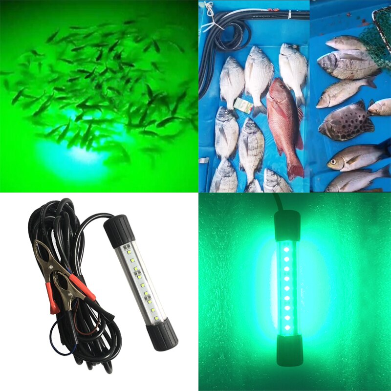 DC12V 30W Vissen Lokt Vissen Lamp Onderwater Vissen Licht Inktvis Vissen Lamp Lampen Voor Squid Led Vissen Licht