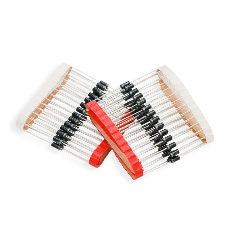 Kit de diodo rectificador de recuperación rápida, juego de componentes electrónicos de 2A, 800V, do-15, HER208, HER204, HER207, HER203, HER202, HER205, 20 Uds.