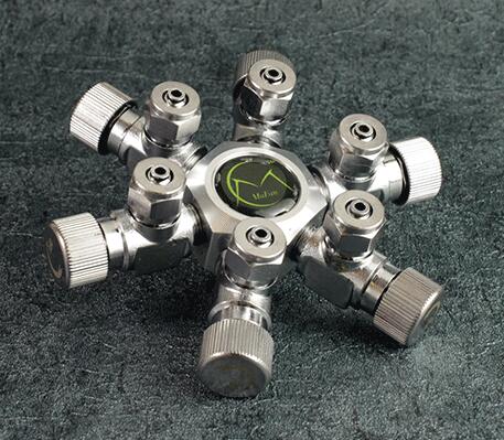 Carbon dioxide multi-way shunt splitter CO2 multi-split: 6-split