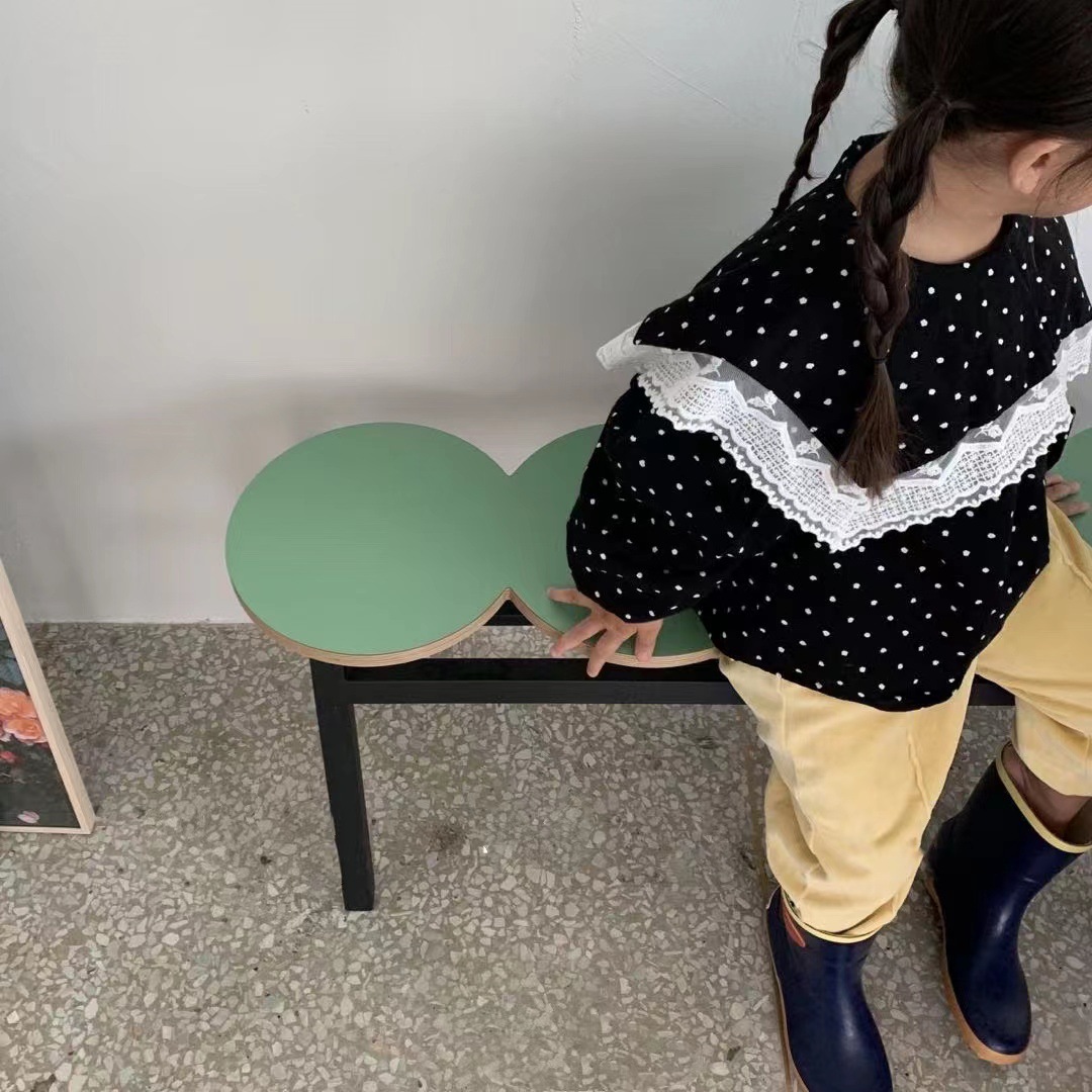 2022 abbigliamento per bambini coreano camicia da bavero grande in pizzo primavera coreana da bambina camicia da bavero retrò per bambini