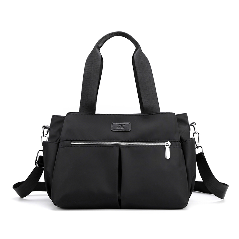 Sacs à bandoulière en toile pour femmes, fourre-tout, sacoches de styliste, sacs à main ,: Black
