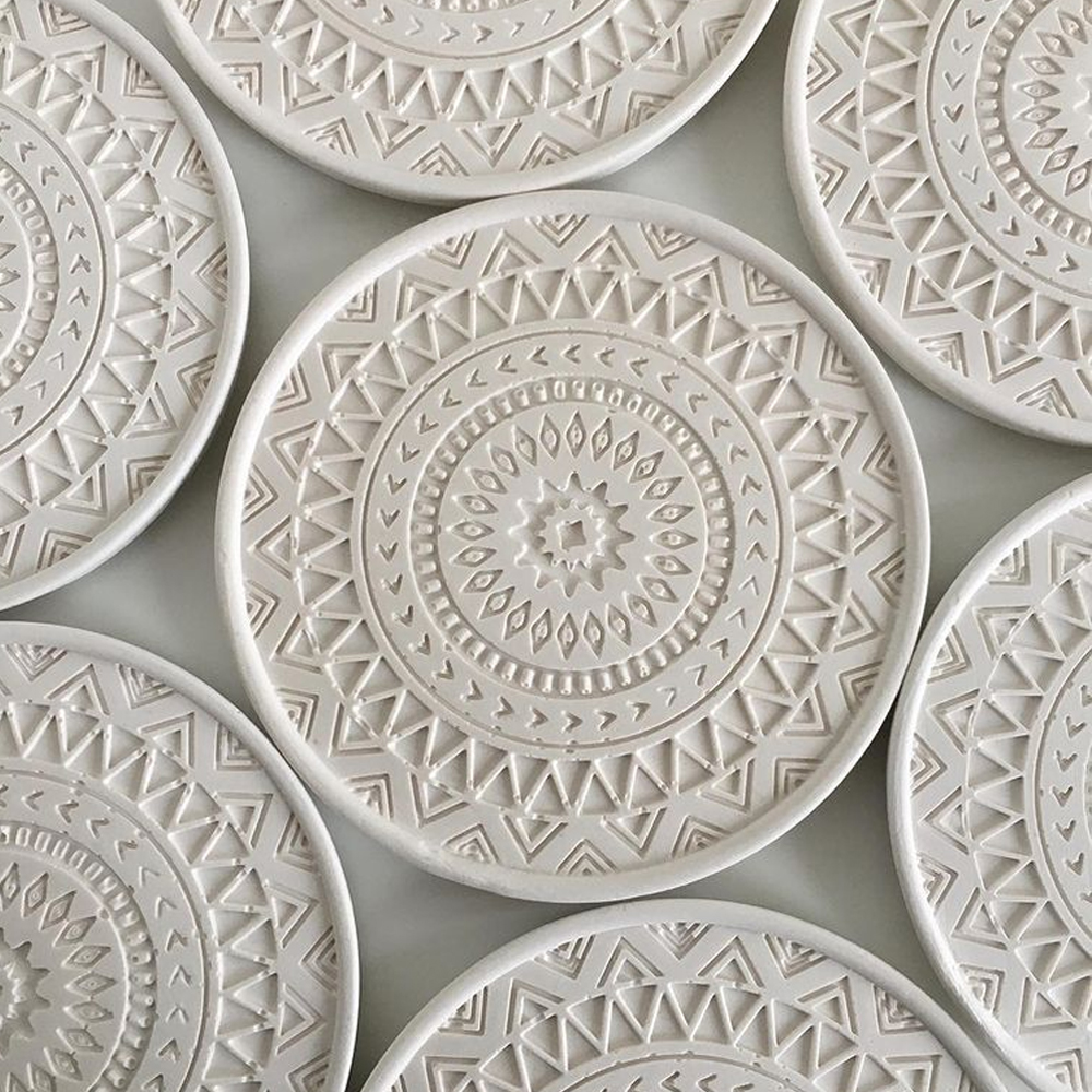 Molde de silicona de resina para posavasos redondo de Mandala, bandeja para posavasos de café, molde para bricolaje, resina epoxi, yeso, hormigón, copa de vino, molde para estera