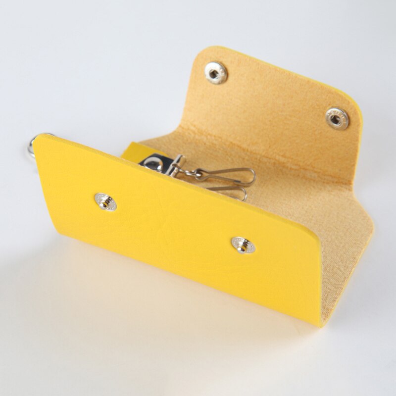 Porte-clefs de voiture unisexe porte-clefs en cuir synthétique polyuréthane porte-clés porte-clés pour femmes hommes organisateur voiture porte-clés femme de ménage couvre sac