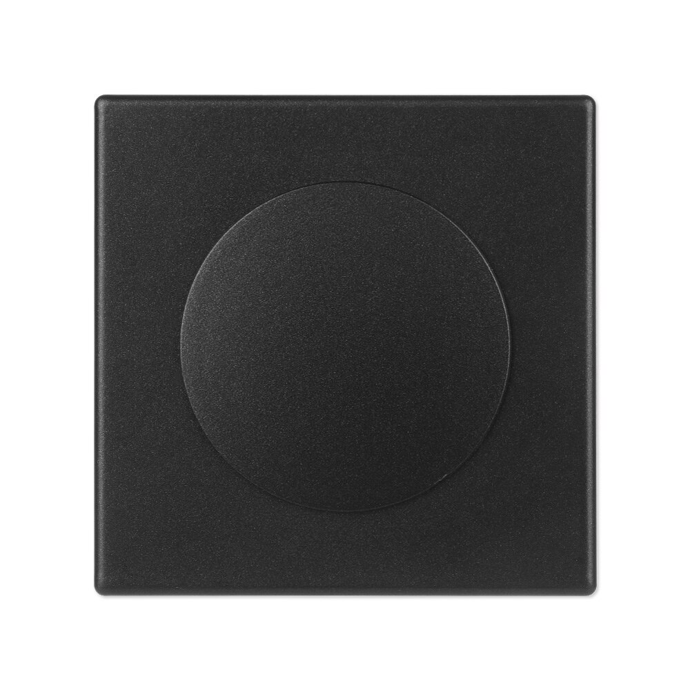 Zelfklevende Muur Draad Gat Cover Vents Decor Bescherming Duct Cover Snap-On Panel Decor Cap Voorbehouden Boor gat Plugging: black