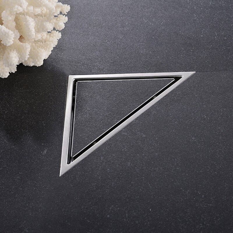 Verborgen Soort Driehoek Tegel Insert Floor Afval Roosters Douche Drain Rvs