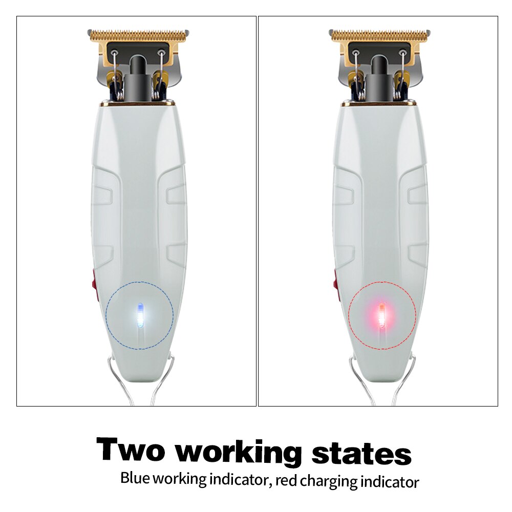 Men Hair Clipper Trimmer Electric Cordless T Blade Hair Cutter Machine Ear Nose Hair Trimmer Painless Hair Removal Razor for Men