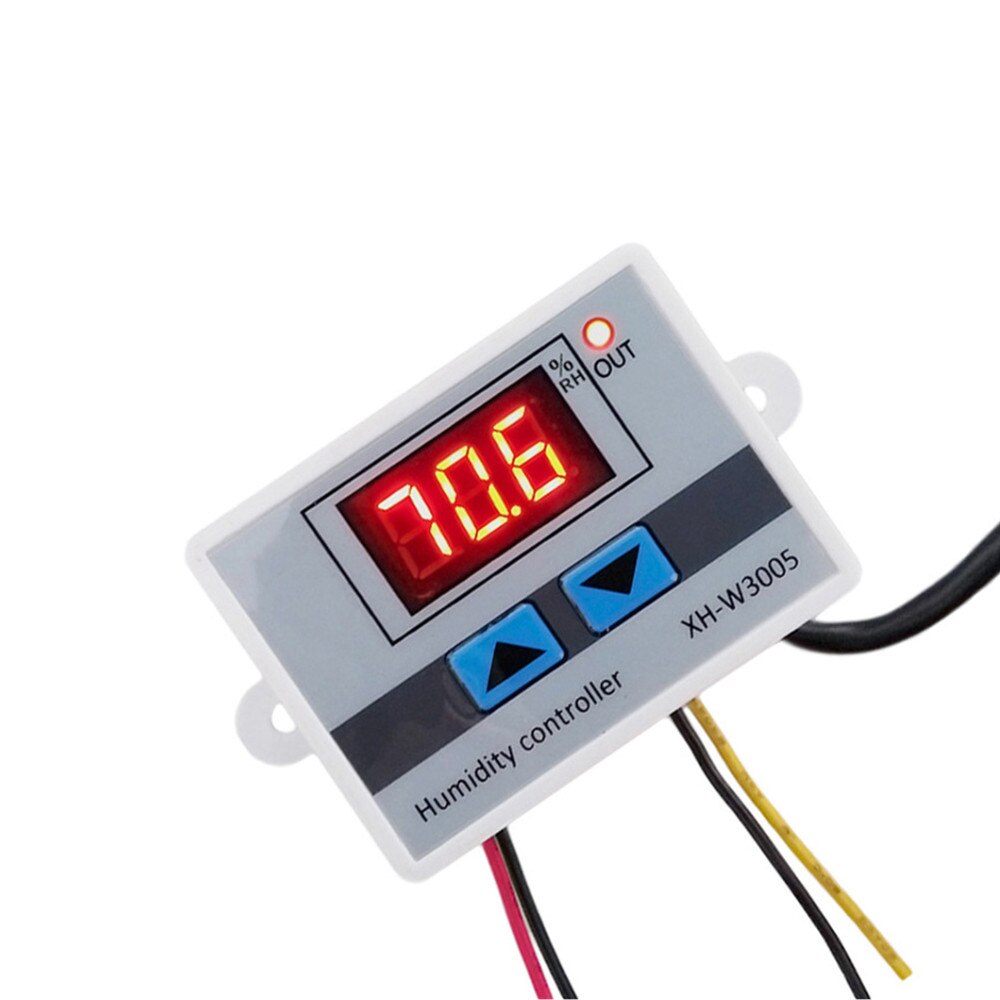 Digital Humidity Controller XH-W3005 12V 24V 220V Humidistat Hygrometer Humidity Control Switch Regulator + Humidity Sensor