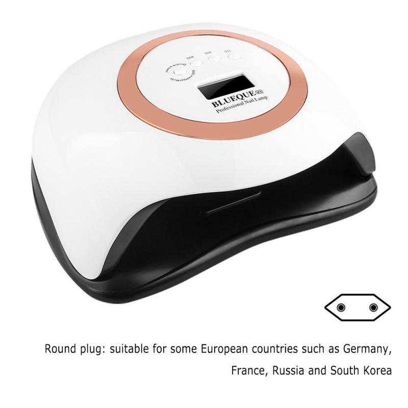 CE 168W lampe à ongles UV LED sèche-ongles Machine Gel vernis à ongles vernis à ongles avec détection de mouvement manucure Salon outil pour manucure: 04 Orange EUR