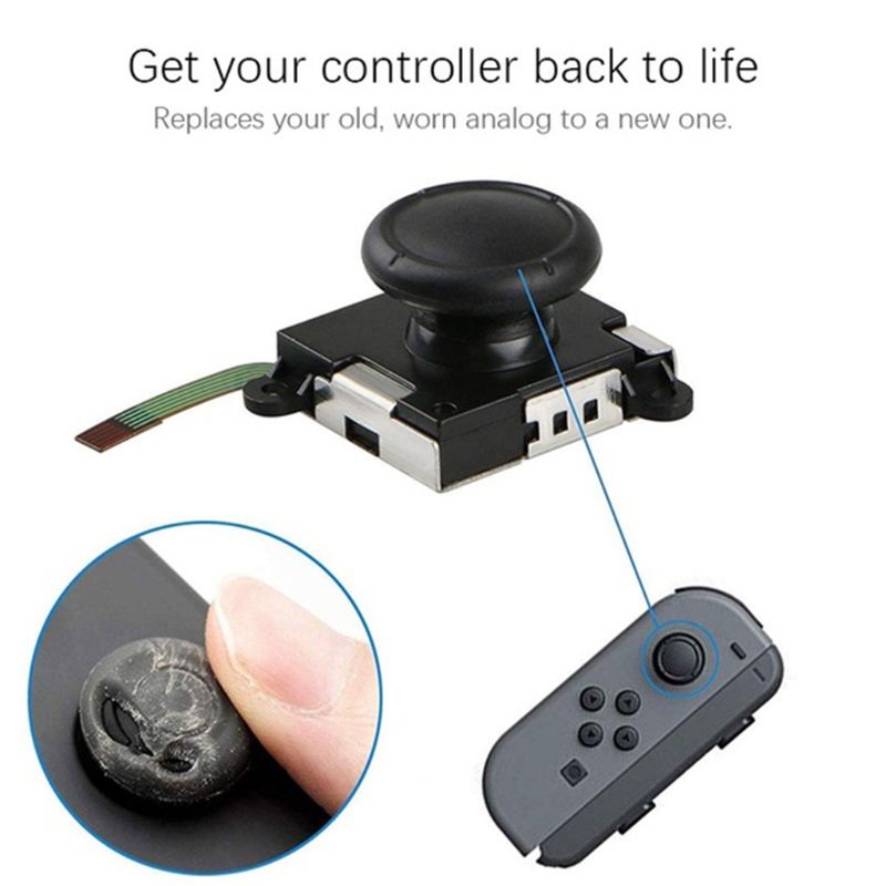 RongZy 4 Stuks Analoge Stick Vervanging Compatibel Met Sony Playstation 5 PS5 Joysticks Vervanging voor PS5 3D Controller Joystick Sensor Module Thumbstick Controller Accessoire met Hulpmiddelen