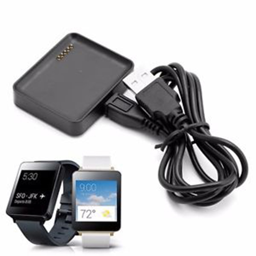 1pc usb-kabels voor lg g watch  w100 smart watch + oplader, oplaaddock, adapter, handig