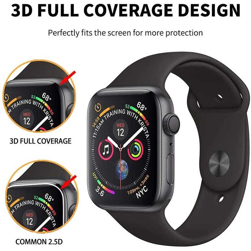 Screenprotector voor Apple Watch-serie 10 9 8 45 mm 41 mm 44 mm 7 Ultra 49 mm HD Geen glas Volledige film iWatch 6 5 4 se 40 mm 42 mm 46 mm