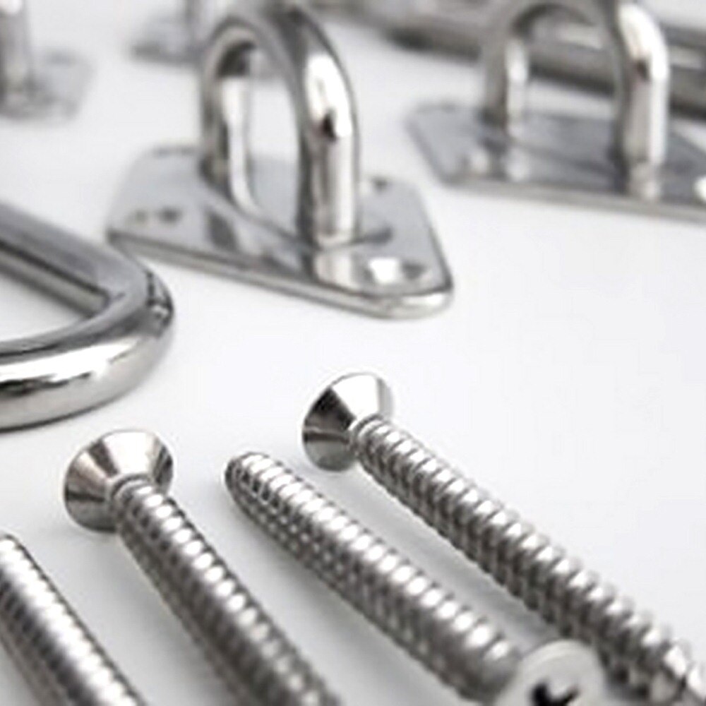 Stainless Steel Sun Sail Shade Shade Sail Canopy Fixing Fittings Accessory Kit Safety Sun Canopy Fixing Fittings Shading Sail