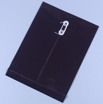 A4 File Document Button Closure Folder Bag PP Plastic Bags Waterproof Organizer Storage Stationery Punch Office School Supply