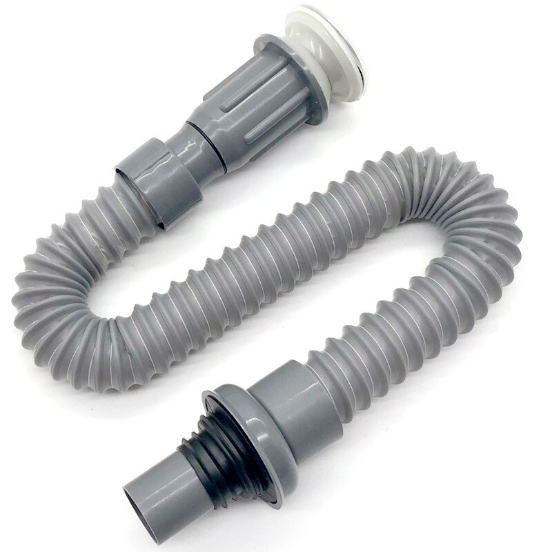 1Pc Sink Drain Pipe Flexible Stretchable Kitchen Deodorant Strainer Pipeline Bathroom Washbasin Anti Blockage Accessories