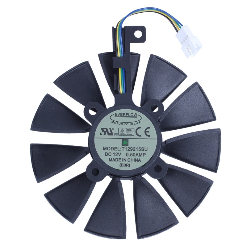 87MM PLD09210S12M PLD09210S12HH Cooling Fan Replace Cooler for ASUS Strix GTX 1060 OC 1070 1080 GTX 1080Ti RX 480 Ie Card Fan