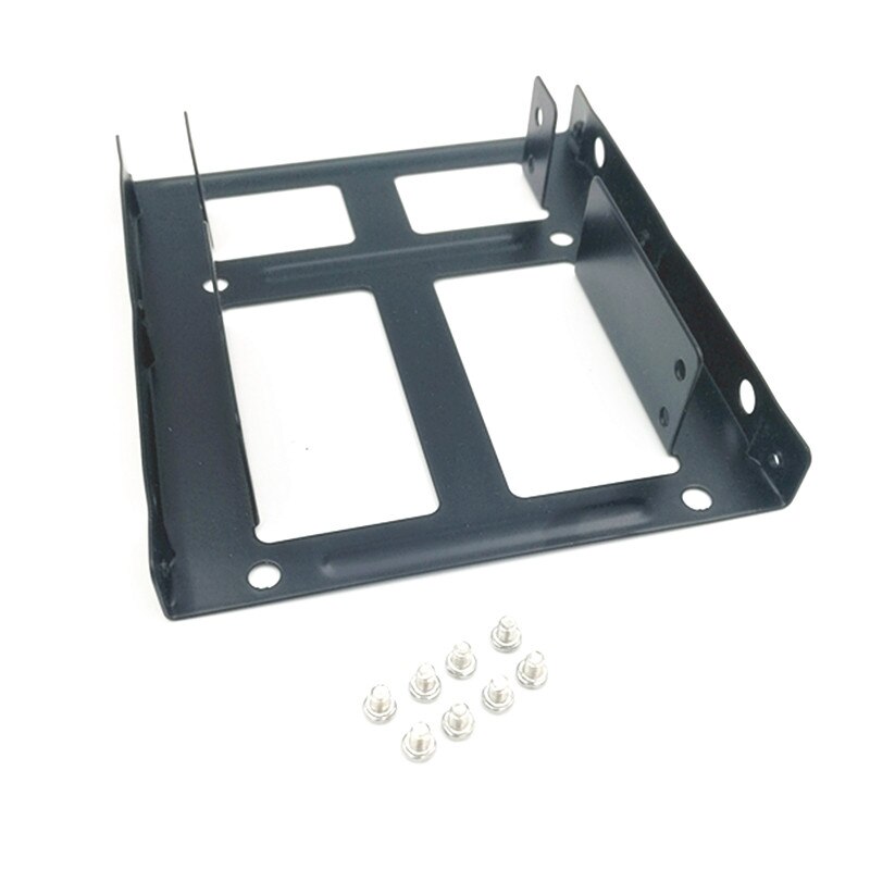 SSD HDD Mounting Bracket 3.5 to 2.5 Internal Hard Disk Drive Kit Cables 2.5 hard disk drive to 3.5 bay tray caddy